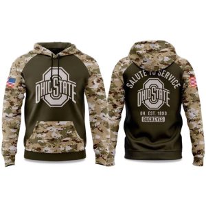 Ohio State Salute To Service 2025 Hoodie