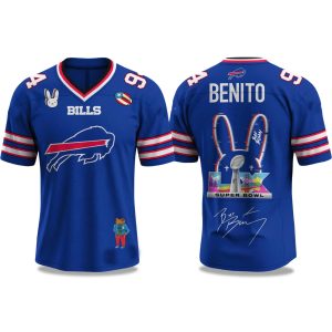 Bills Bad Bunny Bowl LX 2025 2026 Jersey 1
