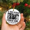 A True Patriot Charlie Kirk Ornament