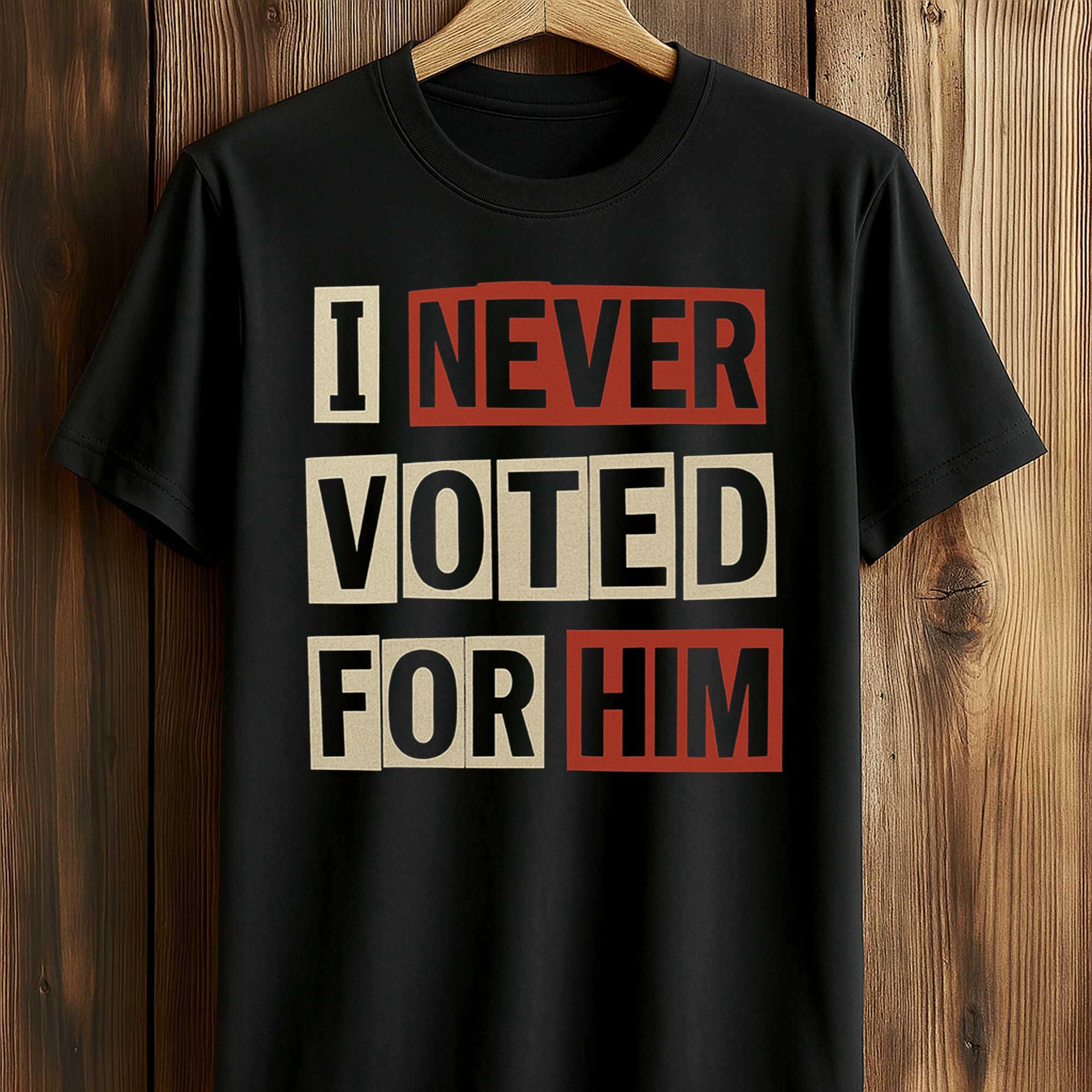 AOC I Never Voted For Him Shirt AOC I Never Voted For Him Shirt