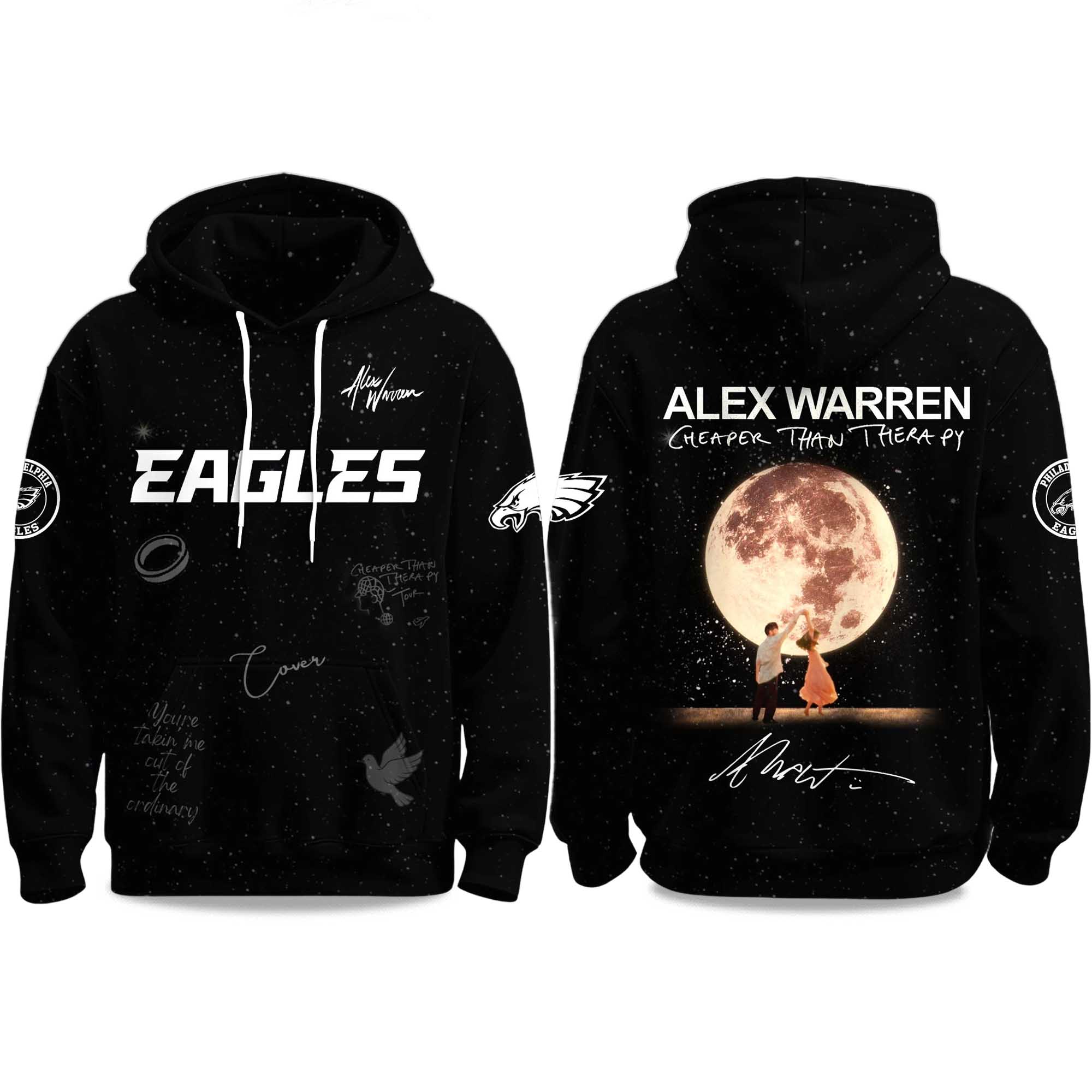 Eagles Alex Warren Cheaper Than Therapy Global Tour 2025 Hoodie 