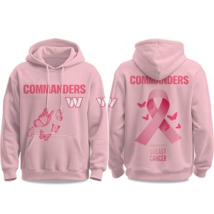 2025 Commanders Breast Cancer Awareness Month Hoodie 1