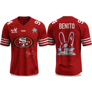 49ers Bad Bunny Bowl LX 2025 2026 Jersey 1
