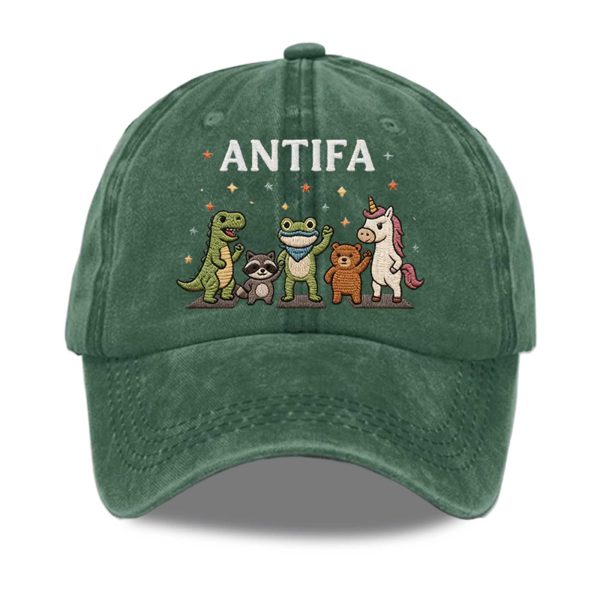 Antifa Frog Resist Baseball Cap