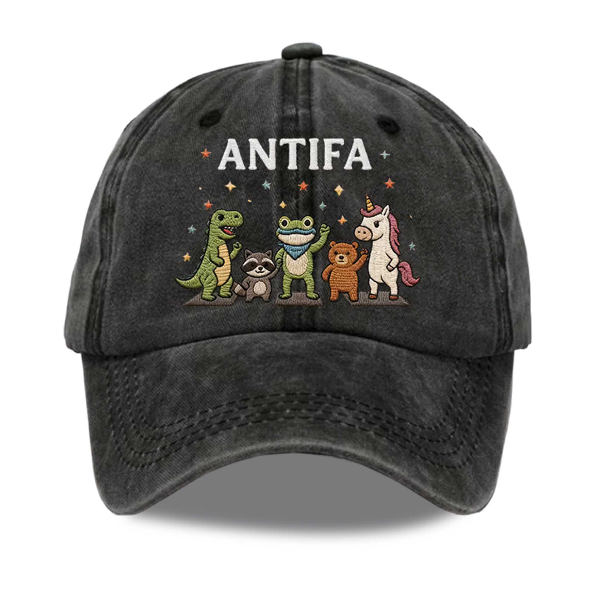 Antifa Frog Resist Baseball Cap 2 Antifa Frog Resist Baseball Cap