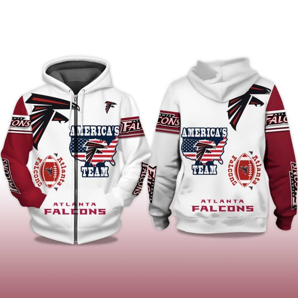 Atlanta Falcons Americas Team Zip Hoodie 2