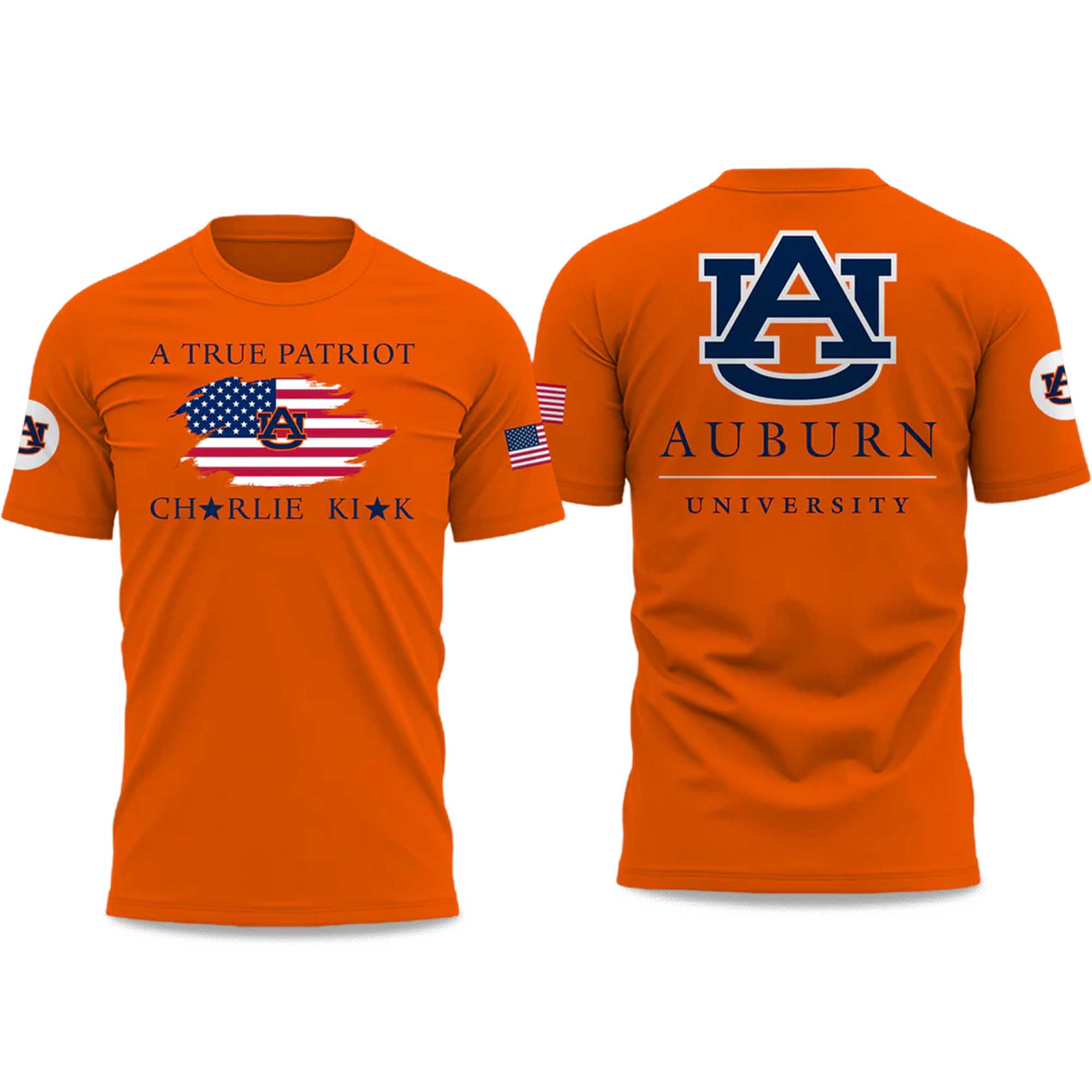 Auburn University A True Patriot Charlie Kirk 2025 T-Shirt 4 Auburn University A True Patriot Charlie Kirk 2025 T Shirt 4