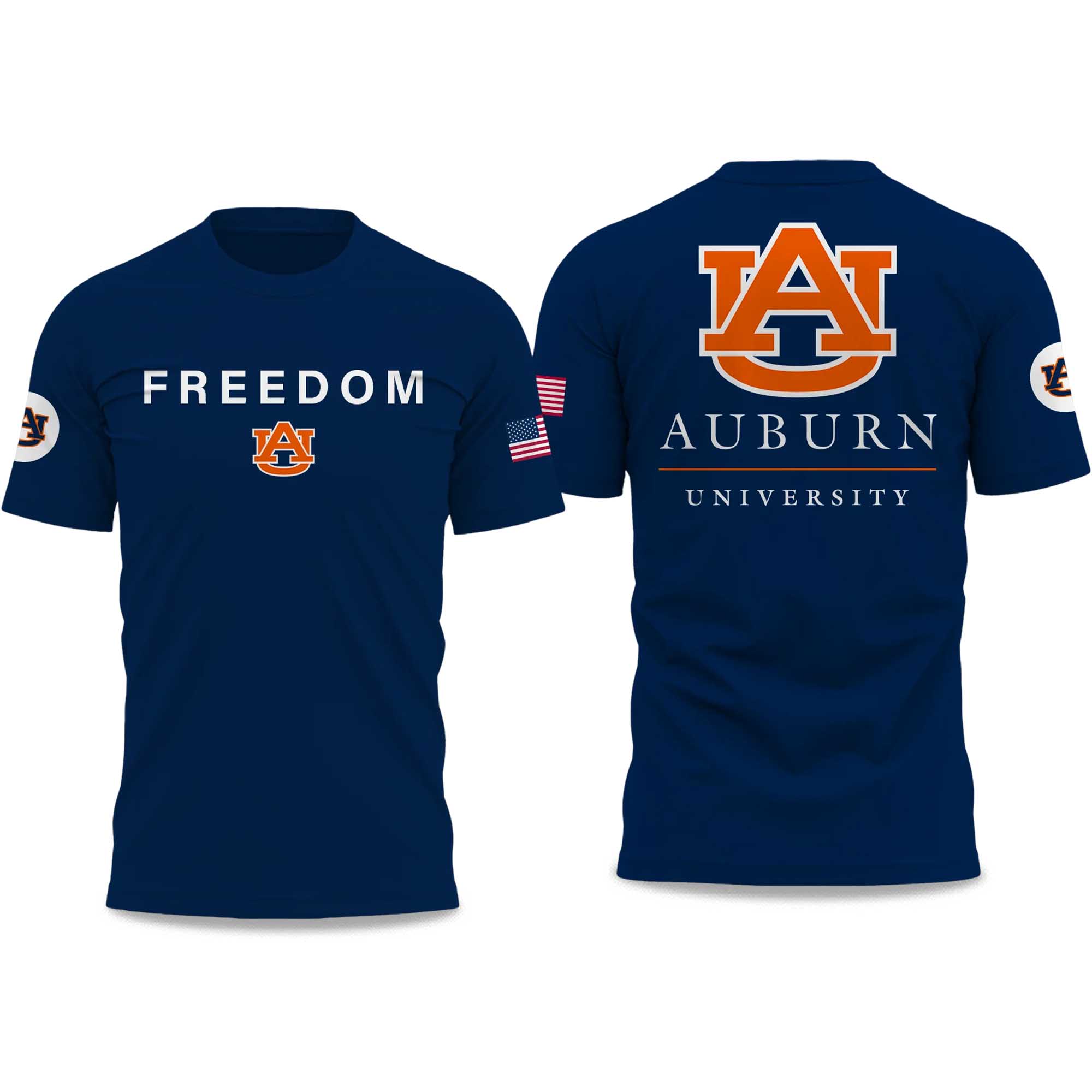 Auburn University Freedom 2025 T-Shirt 2 Auburn University Freedom 2025 T Shirt 2