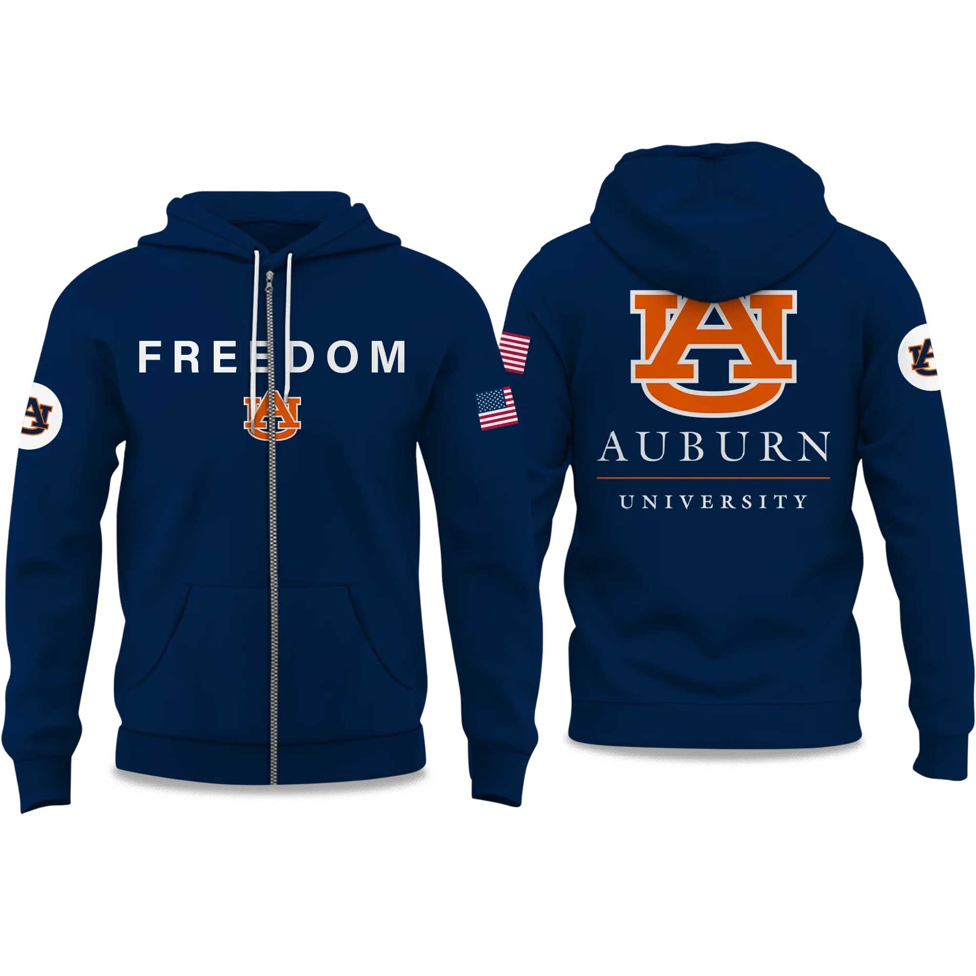 Auburn University Freedom 2025 ZIP Hoodie 2 Auburn University Freedom 2025 ZIP Hoodie 2
