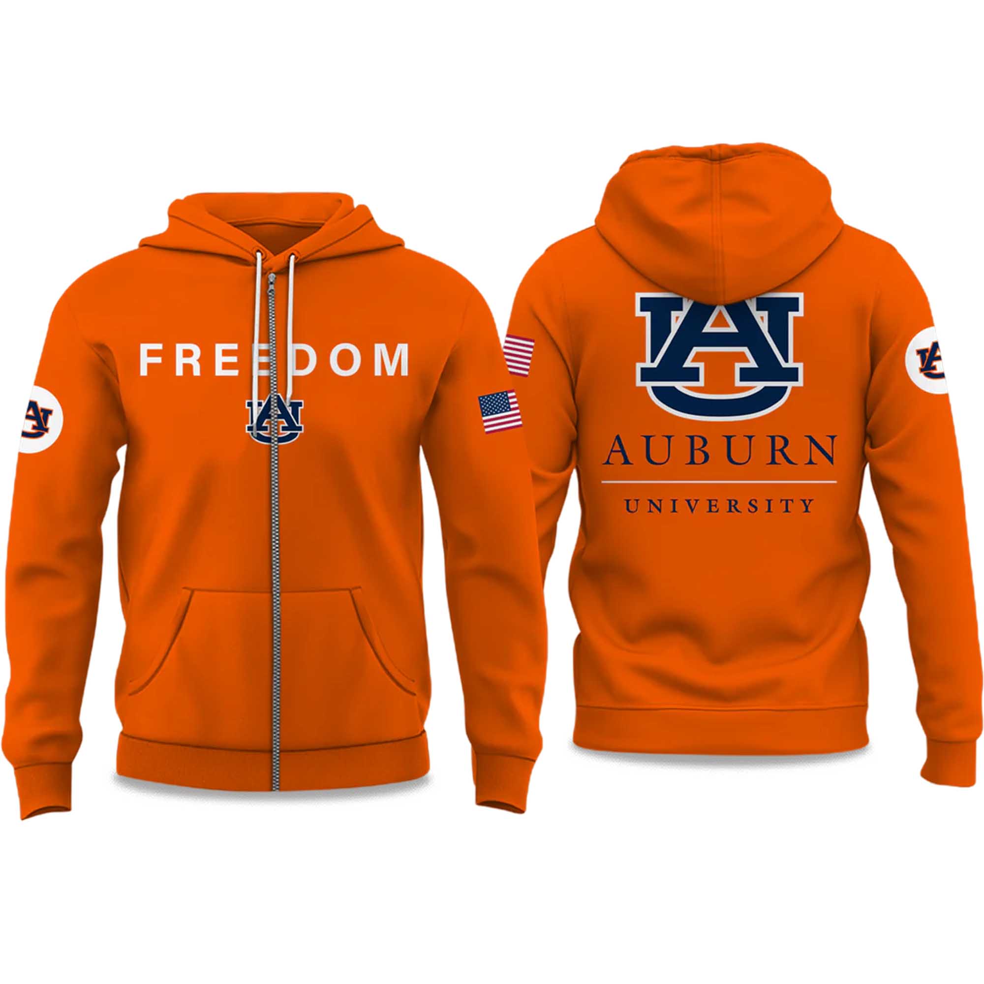 Auburn University Freedom 2025 ZIP Hoodie 3 Auburn University Freedom 2025 ZIP Hoodie 3