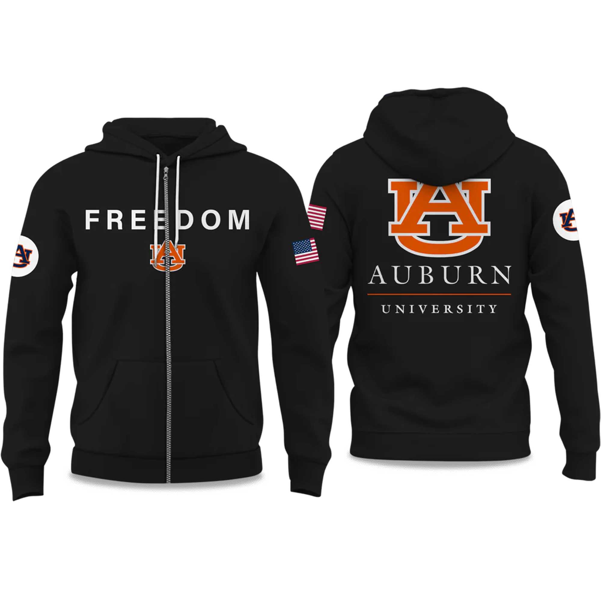 Auburn University Freedom 2025 ZIP Hoodie 4 Auburn University Freedom 2025 ZIP Hoodie 4