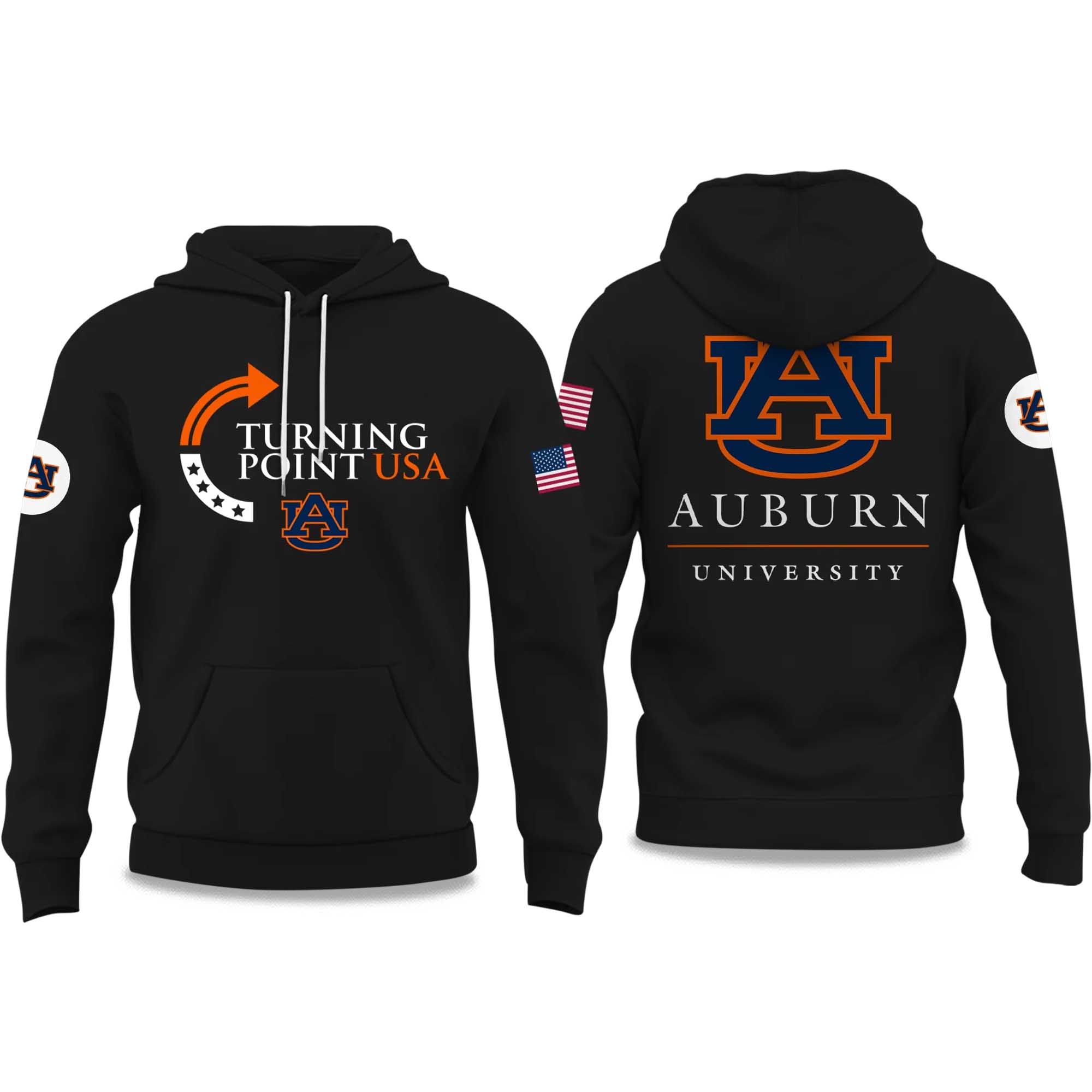 Auburn University Turning Point USA 2025 Hoodie 2 Auburn University Turning Point USA 2025 Hoodie