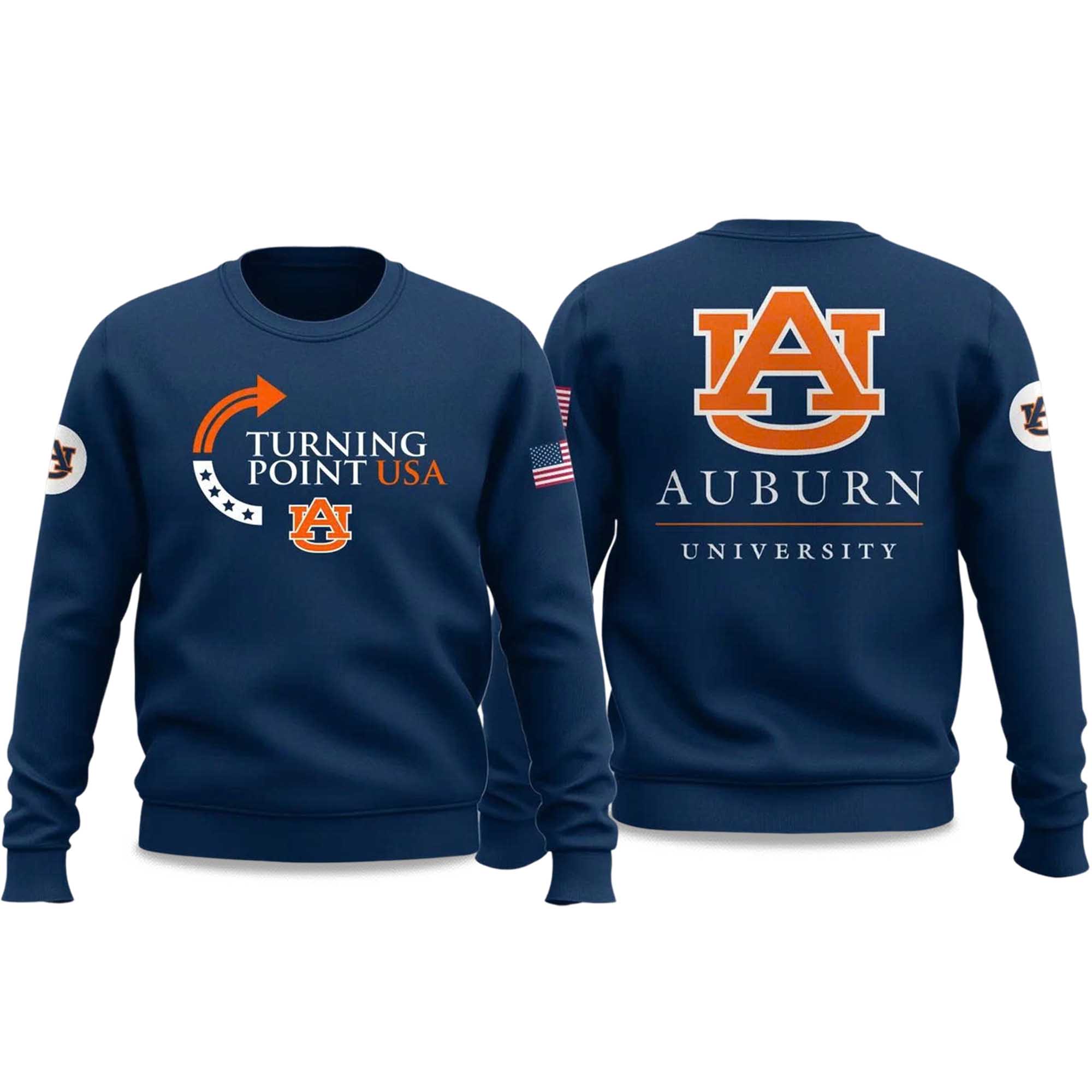 Auburn University Turning Point USA 2025 Sweatshirt 3 Auburn University Turning Point USA 2025 Sweatshirt (4)