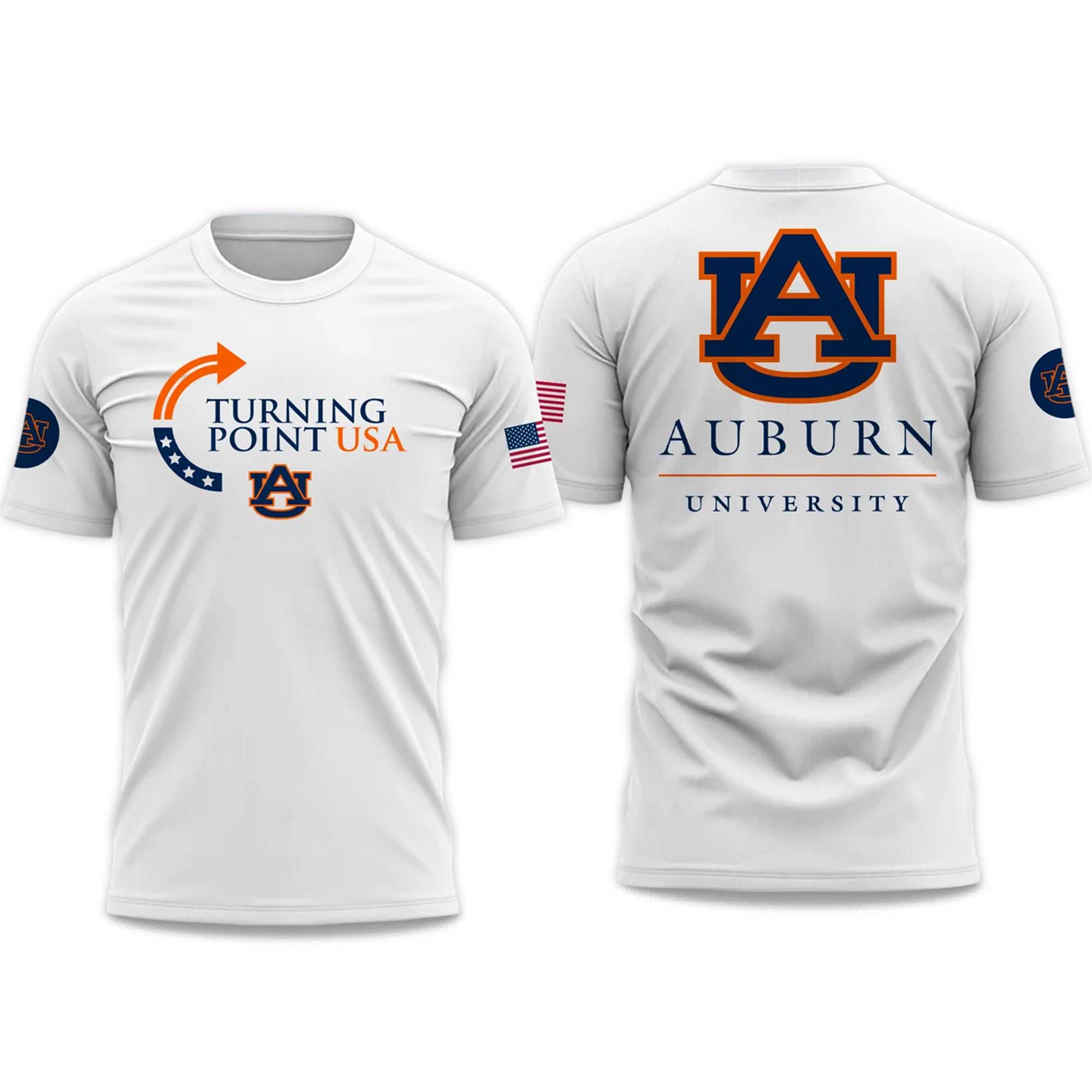 Auburn University Turning Point USA 2025 T-Shirt 1 Auburn University Turning Point USA 2025 T Shirt 1