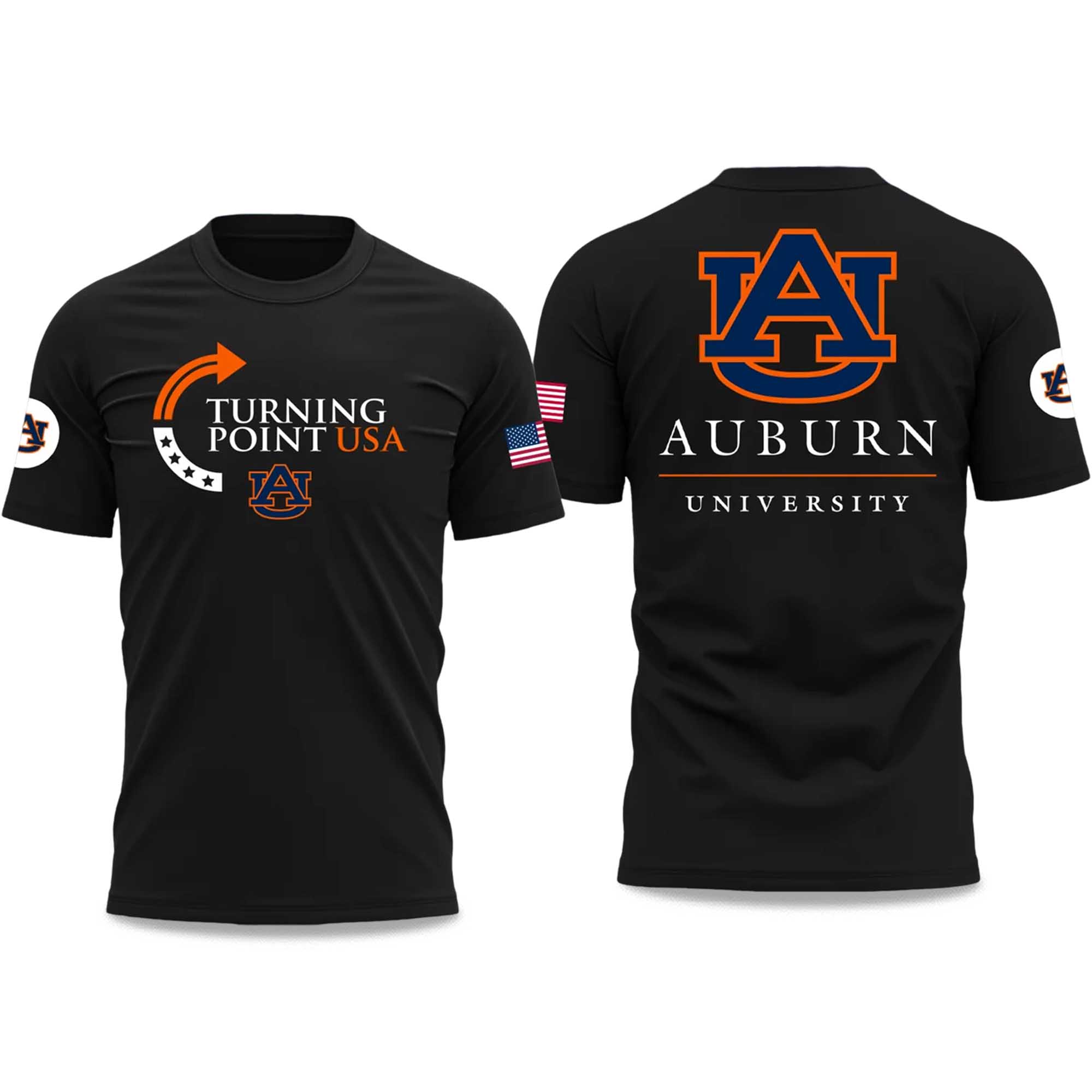 Auburn University Turning Point USA 2025 T-Shirt 3 Auburn University Turning Point USA 2025 T Shirt 3