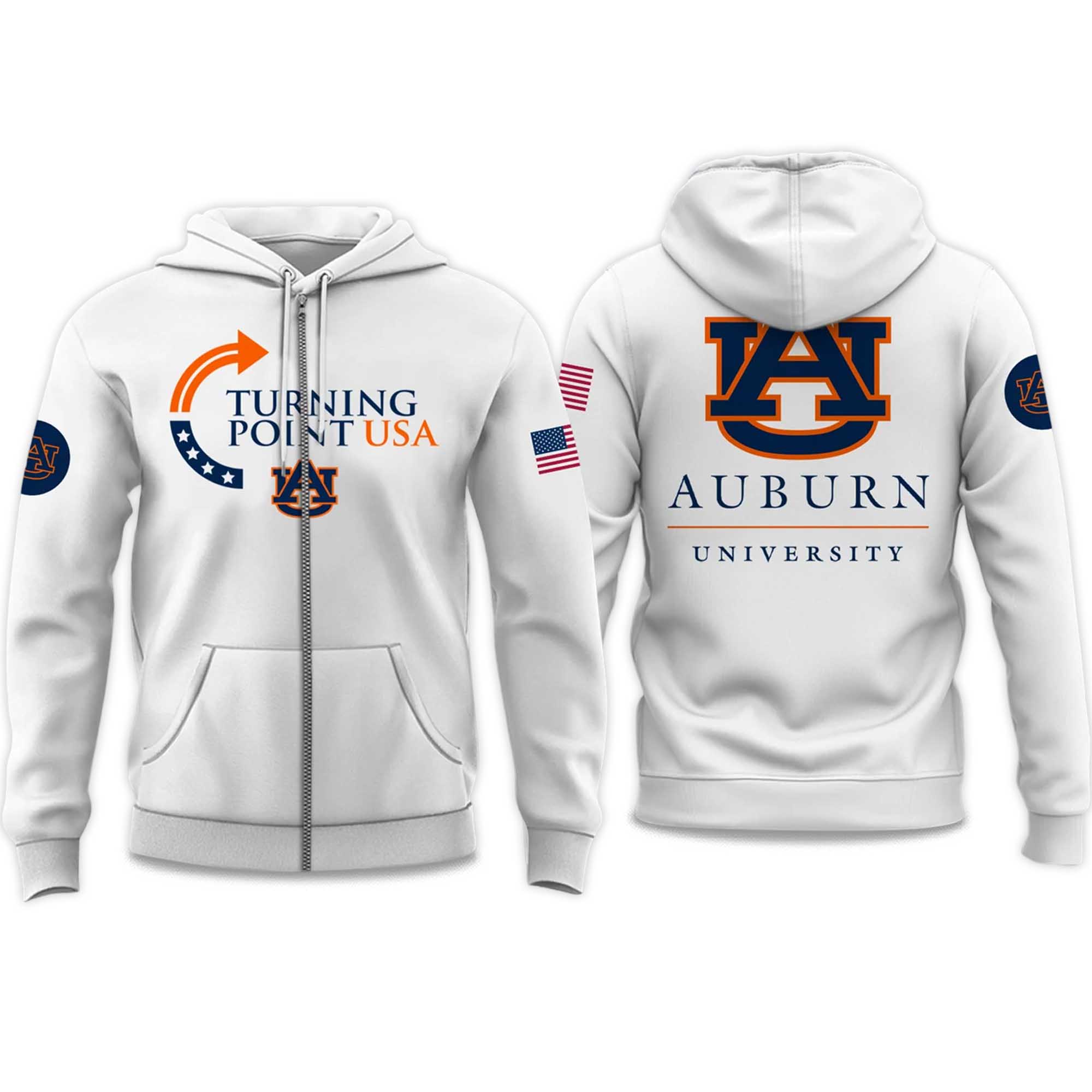 Auburn University Turning Point USA 2025 ZIP Hoodie 1 Auburn University Turning Point USA 2025 ZIP Hoodie 1