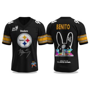 Steelers Bad Bunny Bowl LX 2025 2026 Jersey 1