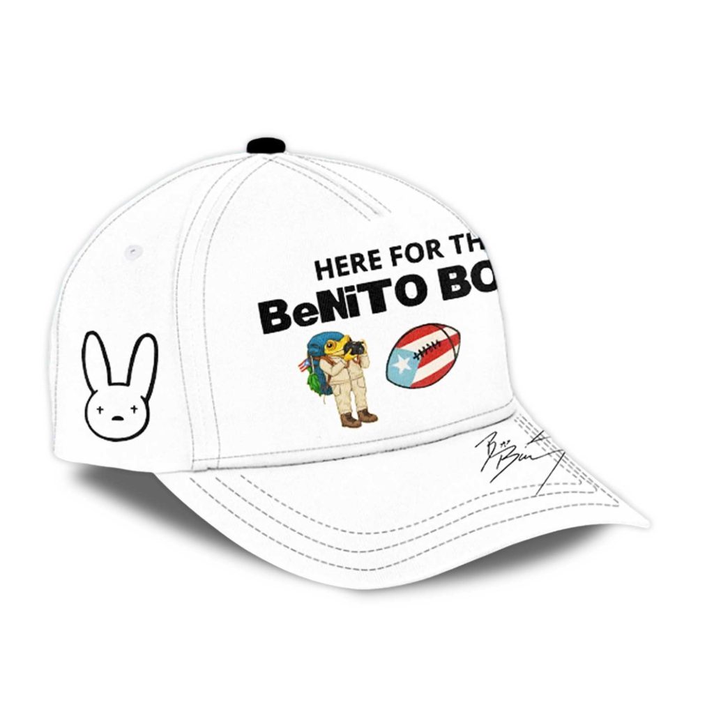 Bad Bunny Here For The Benito Bowl 2025 2026 Hat