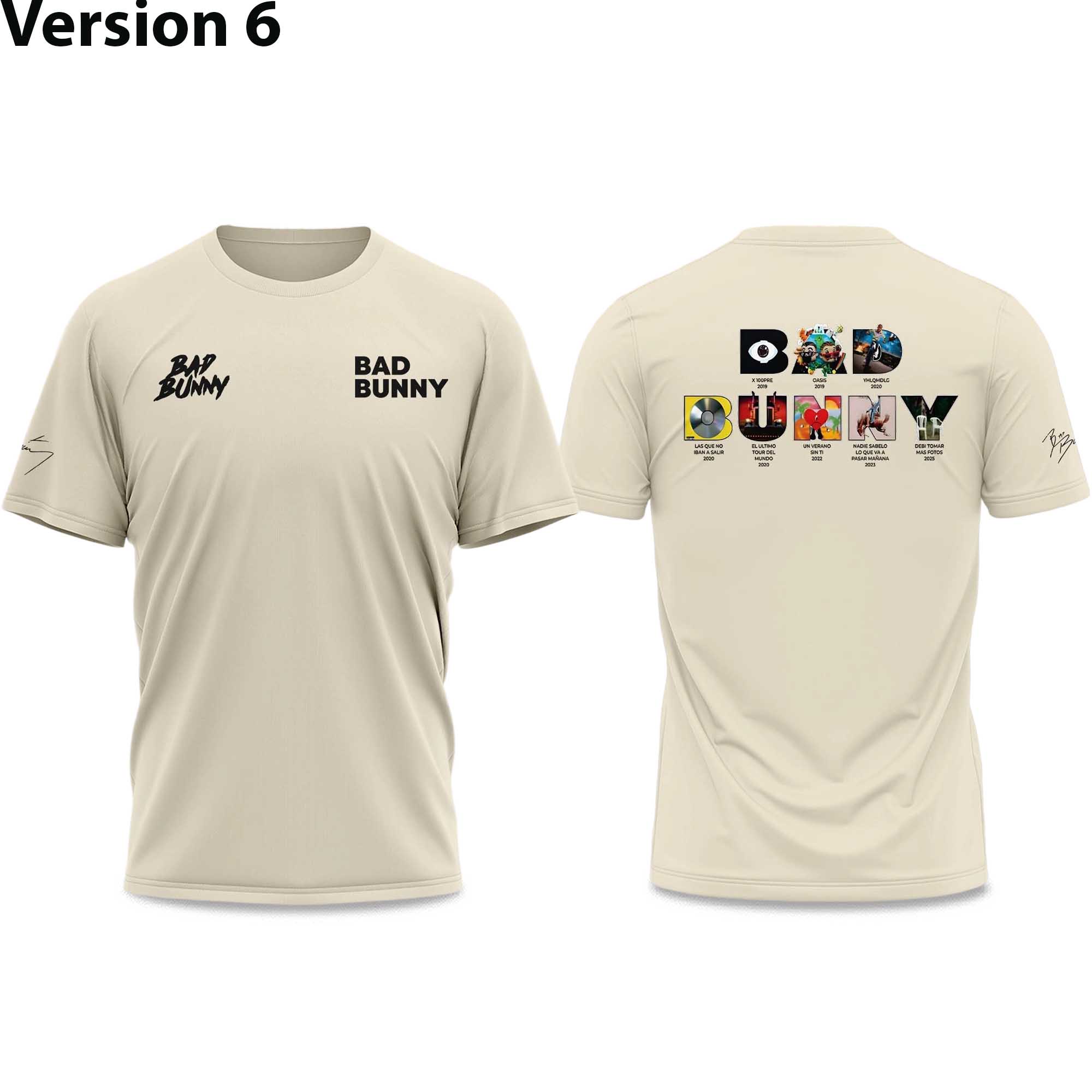 Bad Bunny x Debí Tirar Más Fotos World Tour 2026 Shirt 6 Bad Bunny x Debí Tirar Más Fotos World Tour 2026 Shirt