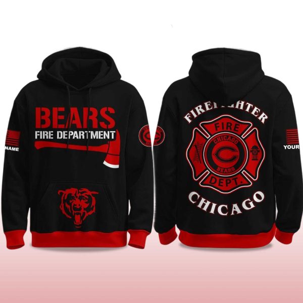 Bears Firefighter Appreciation Night 2025 Hoodie 2