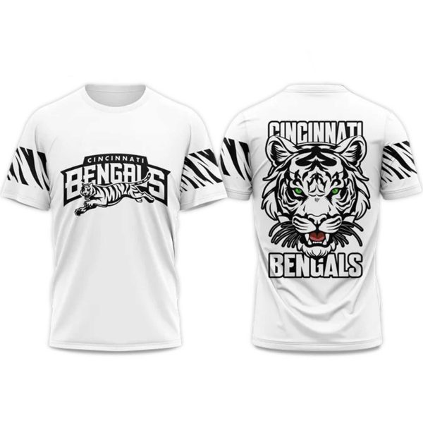 Bengals White Bengals 2025 T Shirt