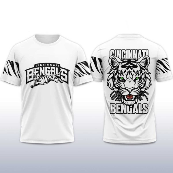 Bengals White Bengals 2025 T Shirt