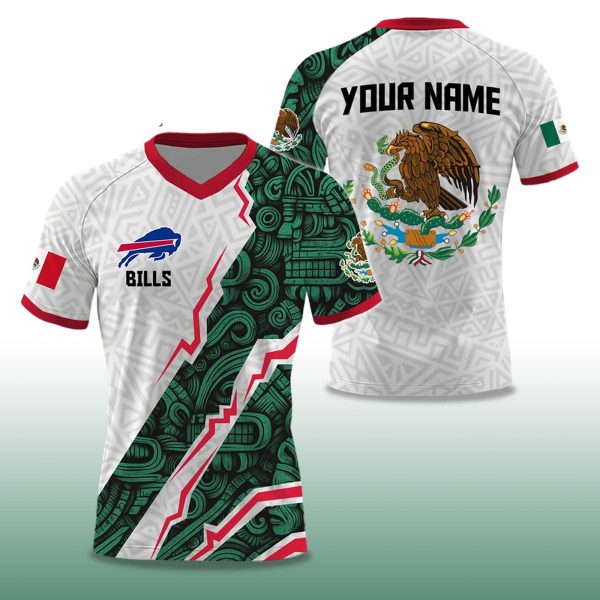 Bills Mexican Heritage Celebration 2025 V neck Short Sleeve Jersey
