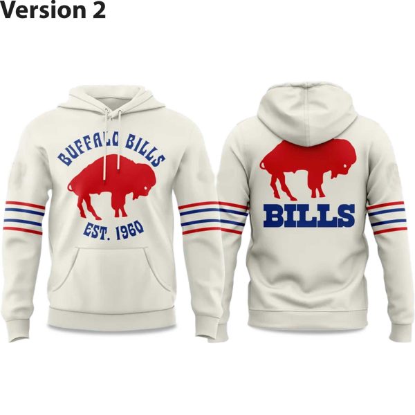 Bills National Football League 2025 2026 est 1960 Hoodie