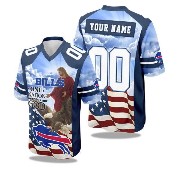 Bills One Nation Under God American 2025 Football Jersey 1
