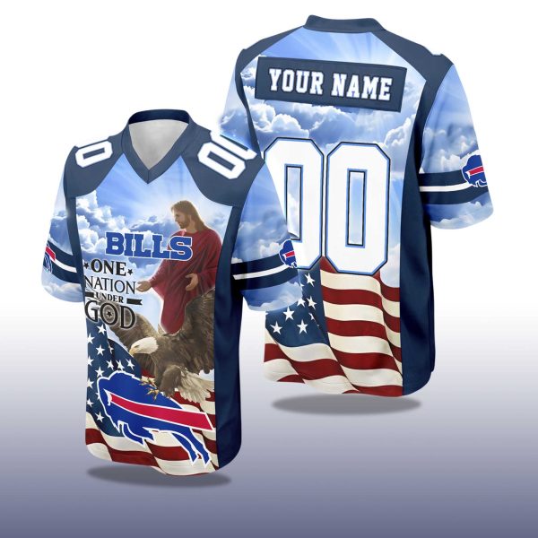 Bills One Nation Under God American 2025 Football Jersey 2