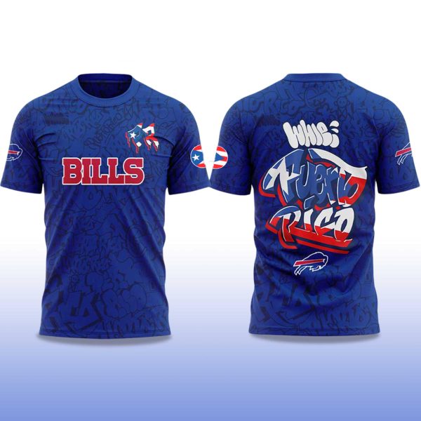 Bills Puerto Rican Heritage 2025 T Shirt