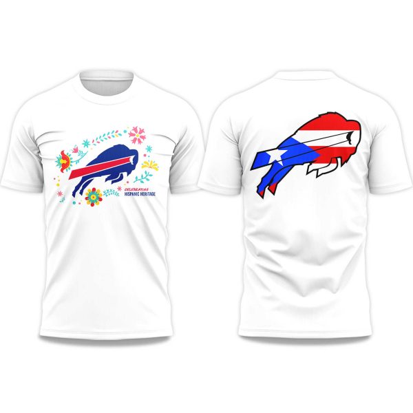 Bills Puerto Rico Hispanic Heritage Celebrating 2025 T shirt