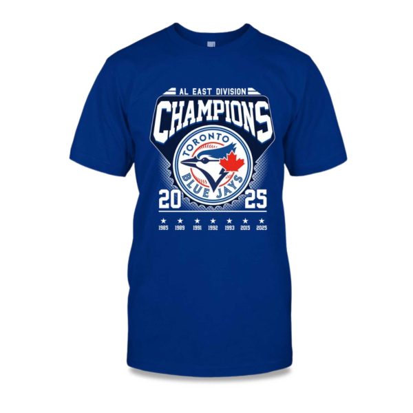 Blue Jays AL East Division Chamions 2025 Shirt