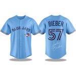 Blue Jays Justin Bieber 57 Signature Jersey