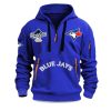 Blue Jays World Series 2025 Quarter Zip Hoodie 6 Blue Jays World Series 2025 Quarter Zip Hoodie