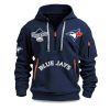 Blue Jays World Series 2025 Quarter Zip Hoodie 7 Blue Jays World Series 2025 Quarter Zip Hoodie