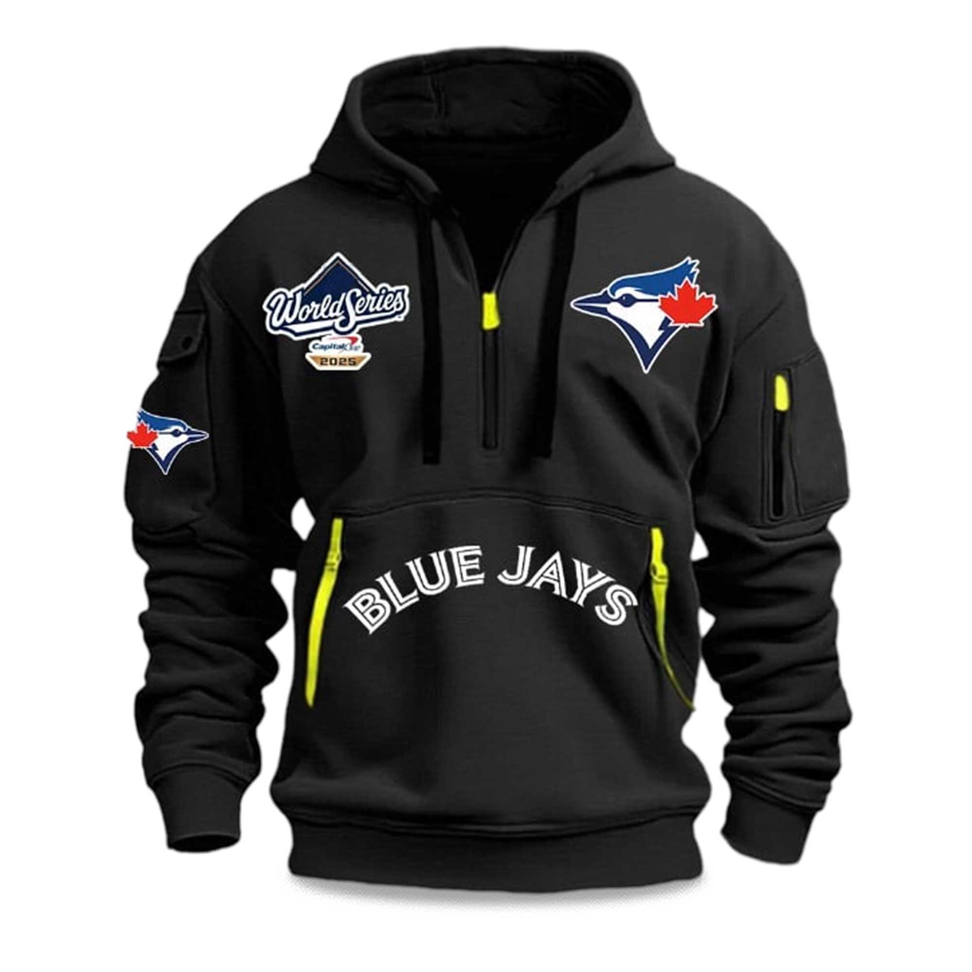 Blue Jays World Series 2025 Quarter Zip Hoodie 4 Blue Jays World Series 2025 Quarter Zip Hoodie