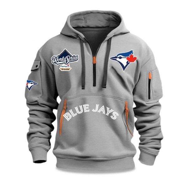 Blue Jays World Series 2025 Quarter Zip Hoodie