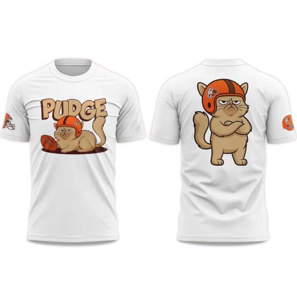 Bowling Green State University Pudge The Cat Football Shirt (1)