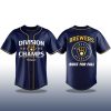 Brewers NL Central Champions Jersey 2025