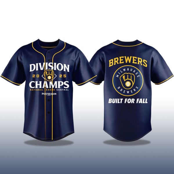 Brewers NL Central Champions Jersey 2025