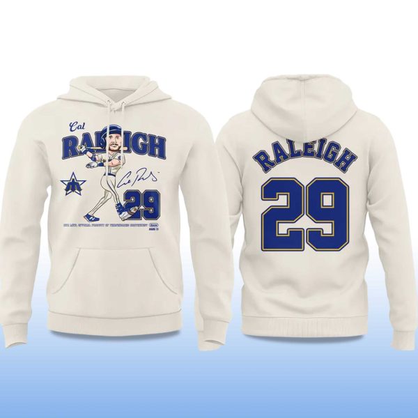 Cal Raleigh MVP Mariners 2025 Hoodie 2
