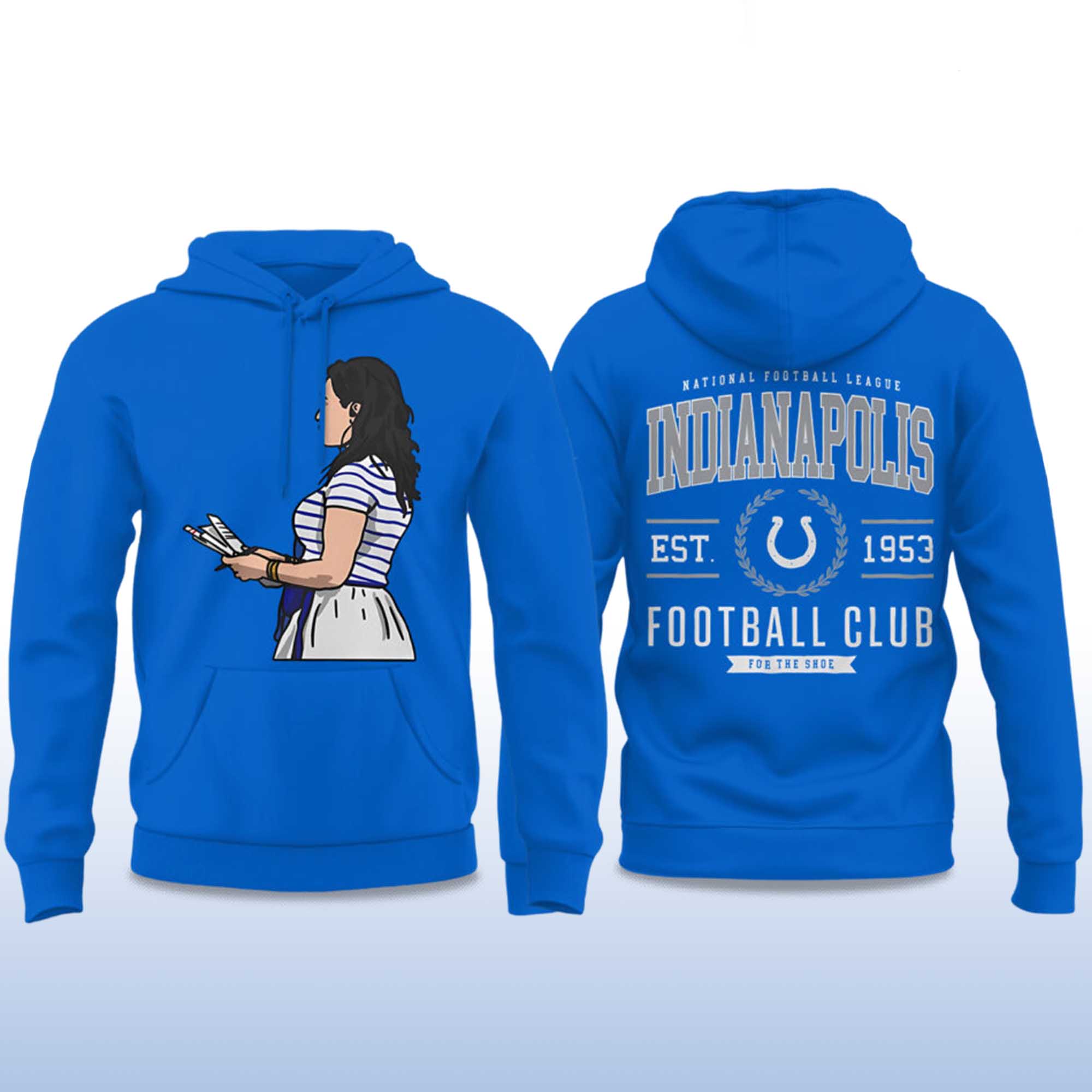 Carlie Irsay-Gordon National Football League Colts EST 1953 Hoodie 2 Carlie Irsay Gordon National Football League Colts EST 1953 Hoodie
