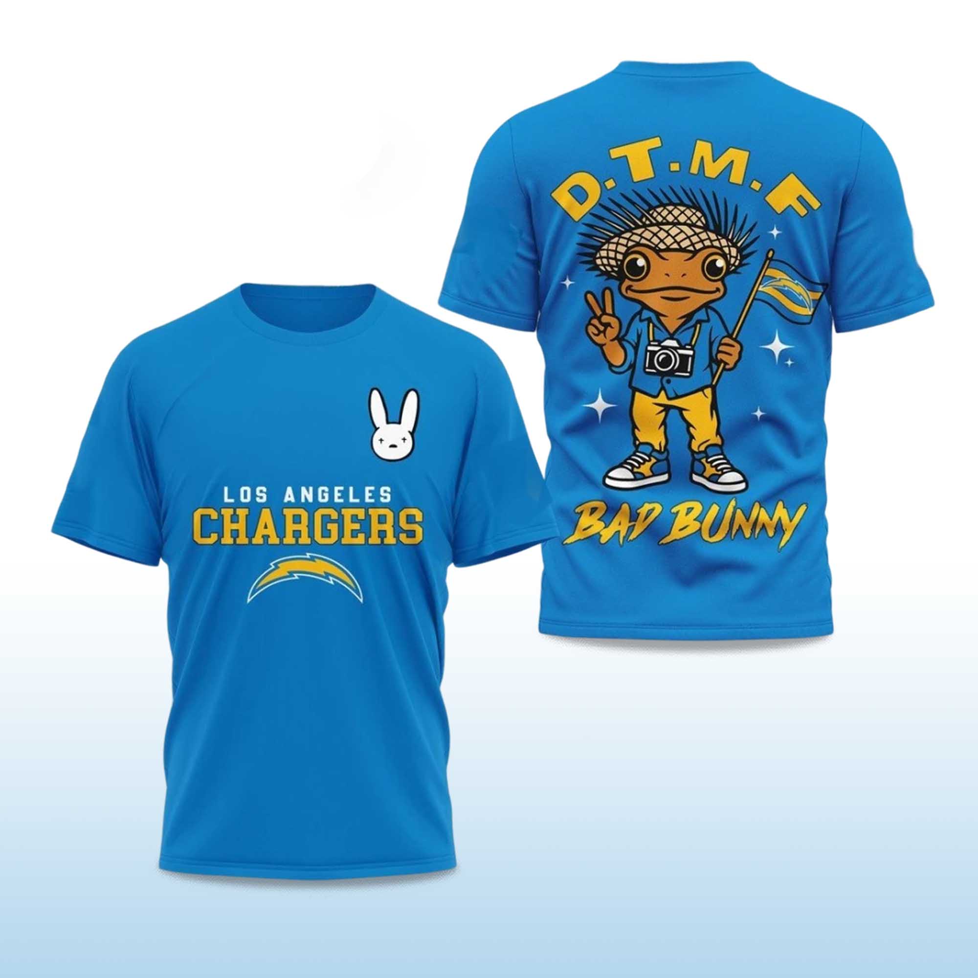 Chargers Bad Bunny 2026 Super Bowl LX Shirt 2 Chargers Bad Bunny 2026 Super Bowl LX Shirt 2