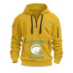 Chargers Charger Power 2025 Quarter Zip Hoodie