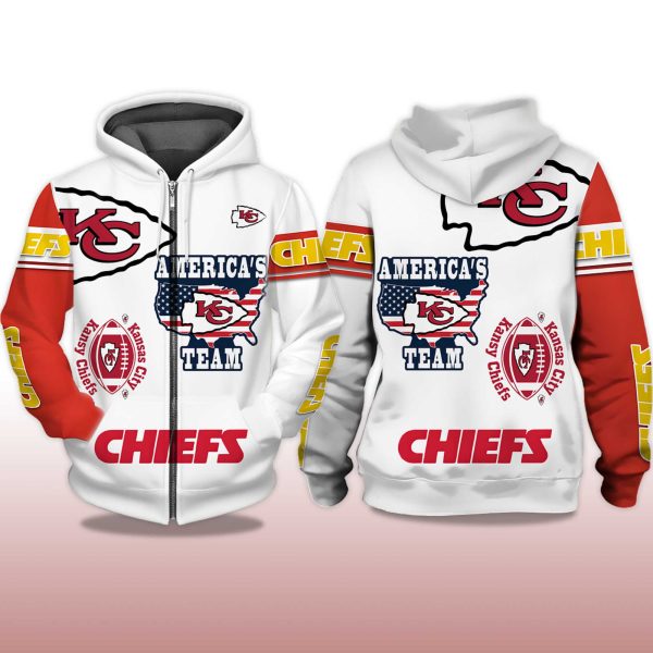 Chiefs Americas Team Zip Hoodie 2