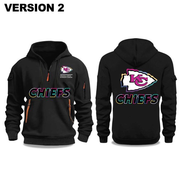 Chiefs Crucial Catch 2025 Zip Hoodie 3
