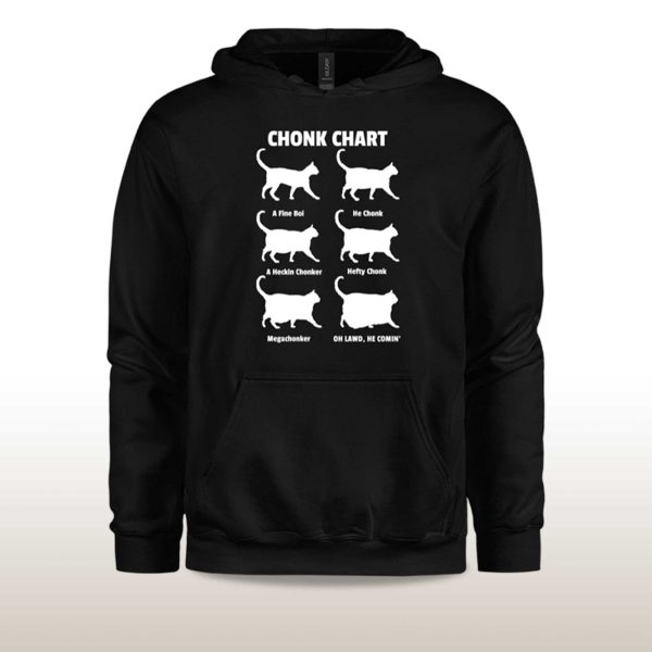 Chonk Chart Cat Hoodie