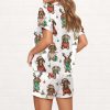 Christmas Holiday Dachshund Silky Satin Pajama Set