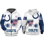 Colts America's Team Zip Hoodie